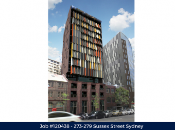 Job #120438 - 273-279 Sussex Street Sydney