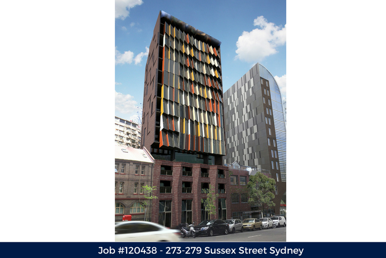 Job #120438 - 273-279 Sussex Street Sydney
